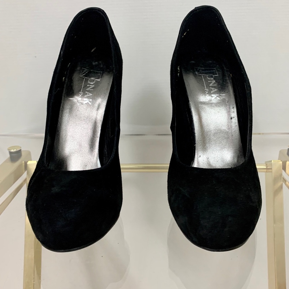 Jonak Paris Black Suede Pumps